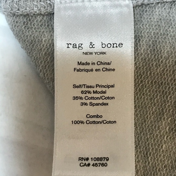 RAG‎ & BONE Large Gray Kat Split Back Tank Top NWT - Picture 6 of 7